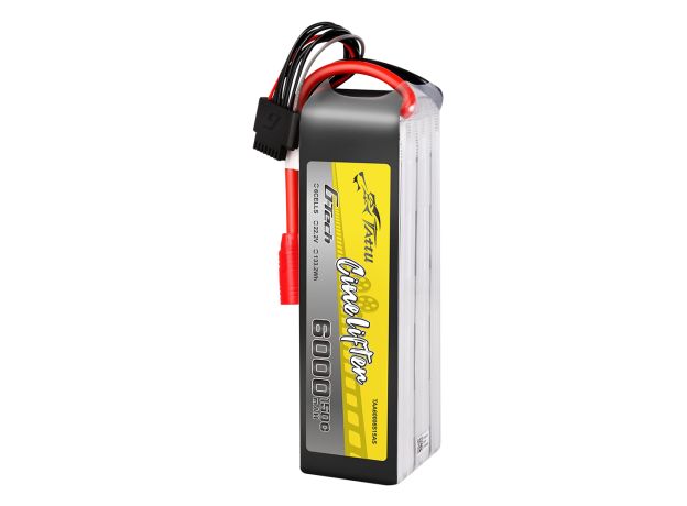 Tattu 6000mAh 6S 150C 22.2V LiPo Batarya | AS150 Konnektör | UAV Classic (Cinelifter)