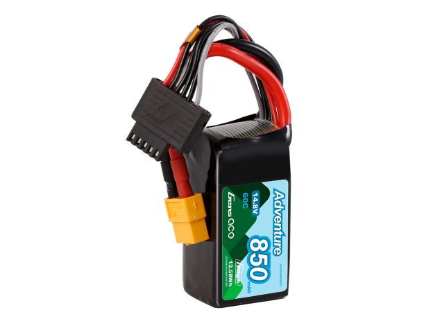 Gens ace 850mAh 4S 60C 14.8V LiPo Batarya | XT60 Konnektör | Adventure (Non-G-Tech)