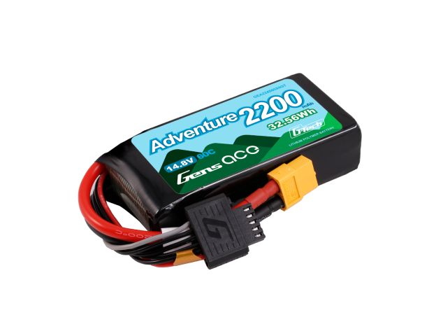 Gens ace 2200mAh 4S 60C 14.8V LiPo Batarya | XT60 Konnektör | Adventure