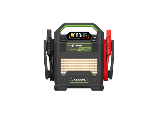 Lokithor 256Wh LiFePO4 12V/10000A 24V/5000A 16L Gasoline and Diesel Engines