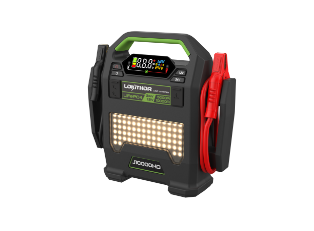 Lokithor 256Wh LiFePO4 12V/10000A 24V/5000A 16L Gasoline and Diesel Engines
