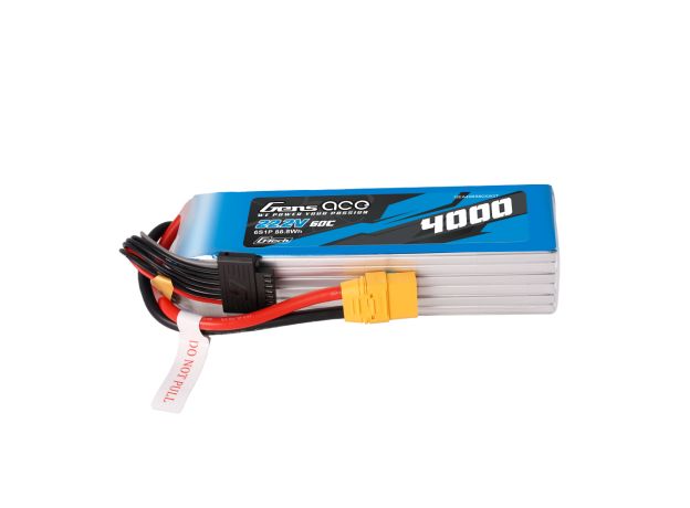 Gens ace 4000mAh 6S 60C 22.2V LiPo Batarya | XT90 Konnektör | Air Classic