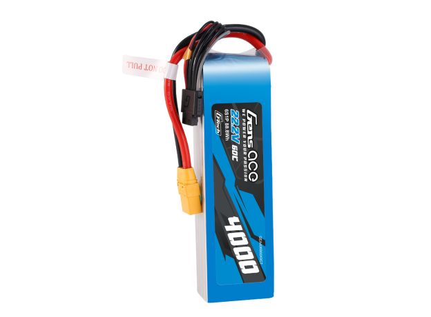 Gens ace 4000mAh 6S 60C 22.2V LiPo Batarya | XT90 Konnektör | Air Classic