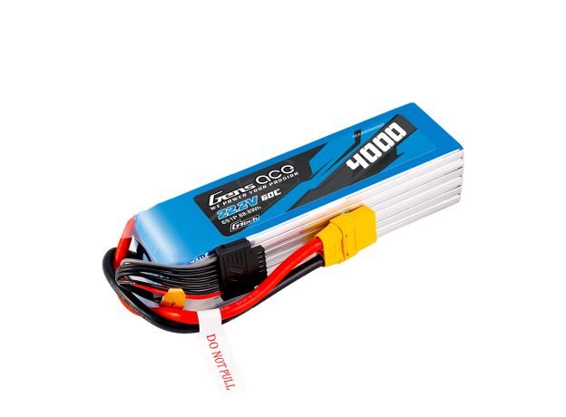 Gens ace 4000mAh 6S 60C 22.2V LiPo Batarya | XT90 Konnektör | Air Classic