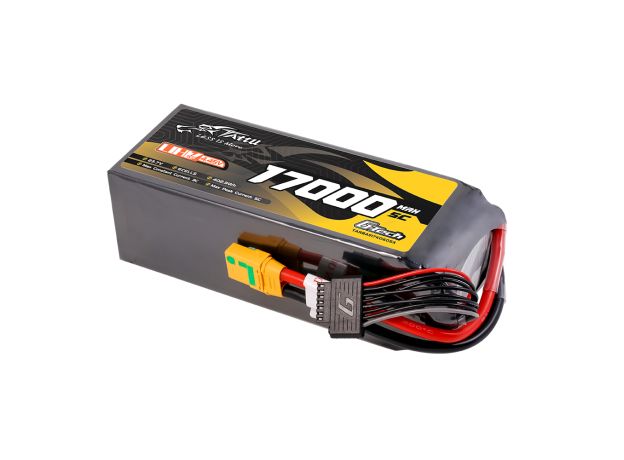 Tattu 17000mAh 6S 5C 23.7V(UHV) LiPo Batarya | XT90S-F Konnektör | UAV Classic