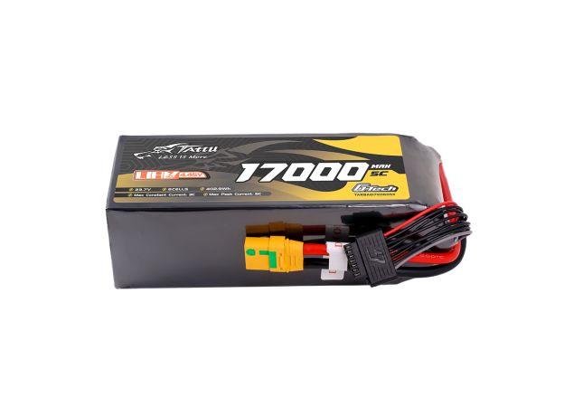 Tattu 17000mAh 6S 5C 23.7V(UHV) LiPo Batarya | XT90S-F Konnektör | UAV Classic