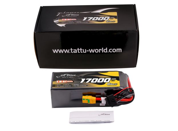 Tattu 17000mAh 6S 5C 23.7V(UHV) LiPo Batarya | XT90S-F Konnektör | UAV Classic
