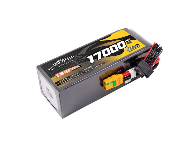 Tattu 17000mAh 6S 5C 23.7V(UHV) LiPo Batarya | XT90S-F Konnektör | UAV Classic
