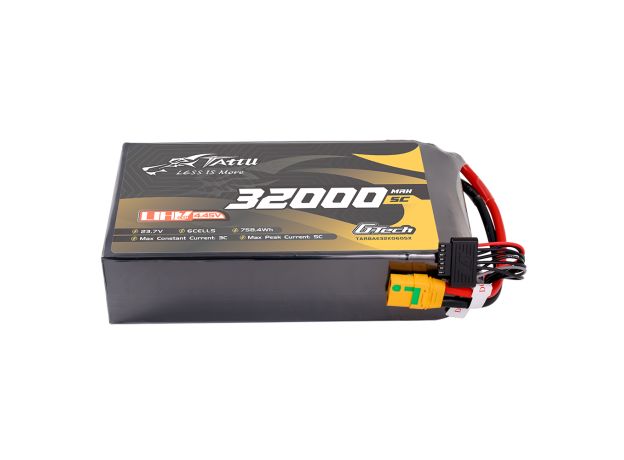 Tattu 32000mAh 6S 5C 23.7V(UHV) LiPo Batarya | XT90S-F Konnektör | UAV Classic