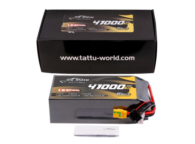 Tattu 41000mAh 6S 5C 23.7V(UHV) LiPo Batarya | XT90S-F Konnektör | UAV Classic