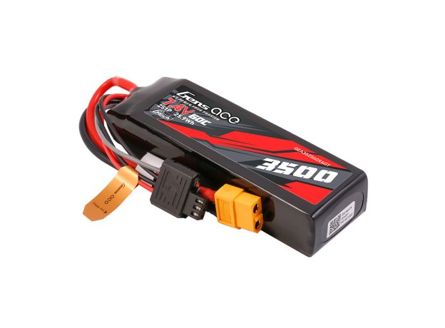 Gens ace 3500mAh 2S 60C 7.4V LiPo Batarya | XT60 Konnektör | Car Classic
