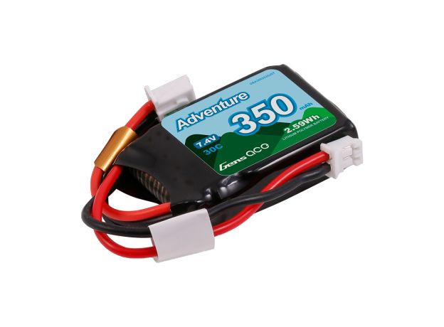 Gens ace 350mAh 2S 30C 7.4V LiPo Batarya | JST Konnektör | Adventure (Non-G-Tech)