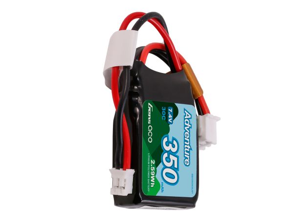 Gens ace 350mAh 2S 30C 7.4V LiPo Batarya | JST Konnektör | Adventure (Non-G-Tech)