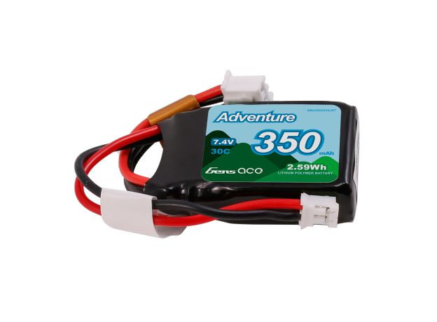 Gens ace 350mAh 2S 30C 7.4V LiPo Batarya | JST Konnektör | Adventure (Non-G-Tech)