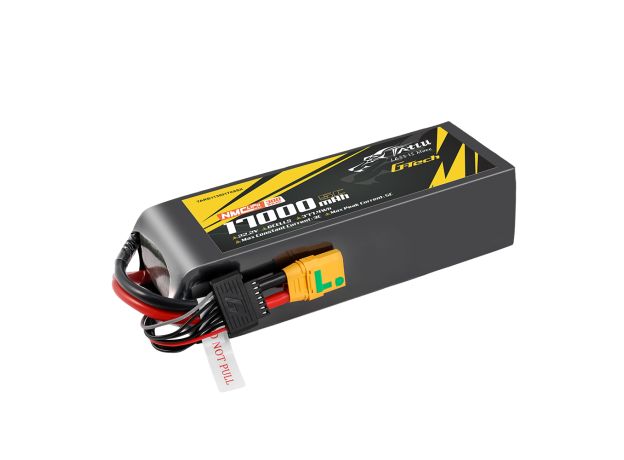 Tattu 17000mAh 6S 10C 22.2V LiPo Batarya | XT90S-F Konnektör | Semi-solid