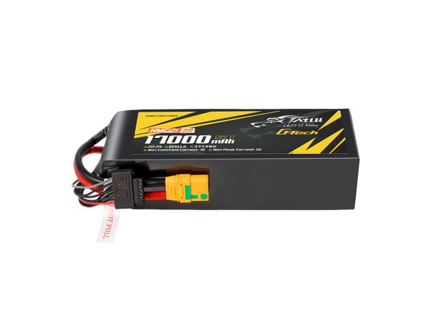 Tattu 17000mAh 6S 10C 22.2V LiPo Batarya | XT90S-F Konnektör | Semi-solid