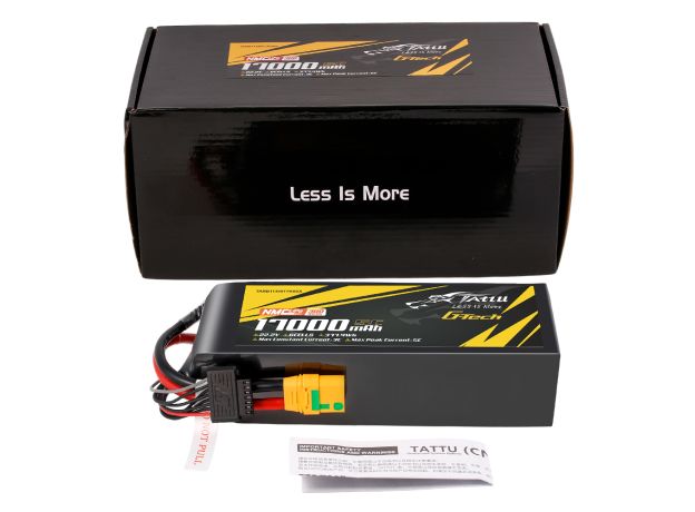 Tattu 17000mAh 6S 10C 22.2V LiPo Batarya | XT90S-F Konnektör | Semi-solid