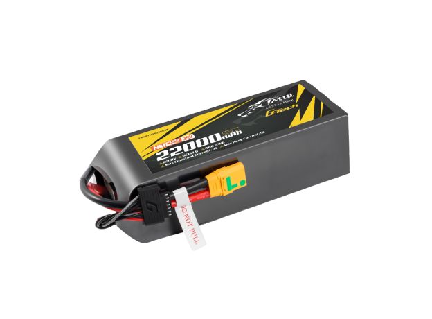 Tattu 22000mAh 6S 10C 22.2V LiPo Batarya | XT90S-F Konnektör | Semi-solid