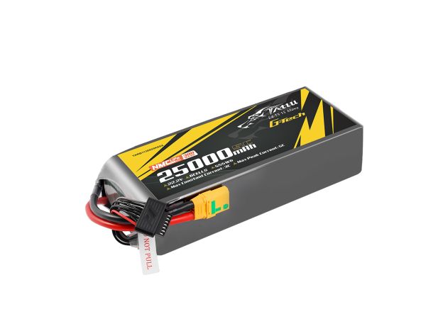 Tattu 25000mAh 6S 10C 22.2V LiPo Batarya | XT90S-F Konnektör | Semi-solid