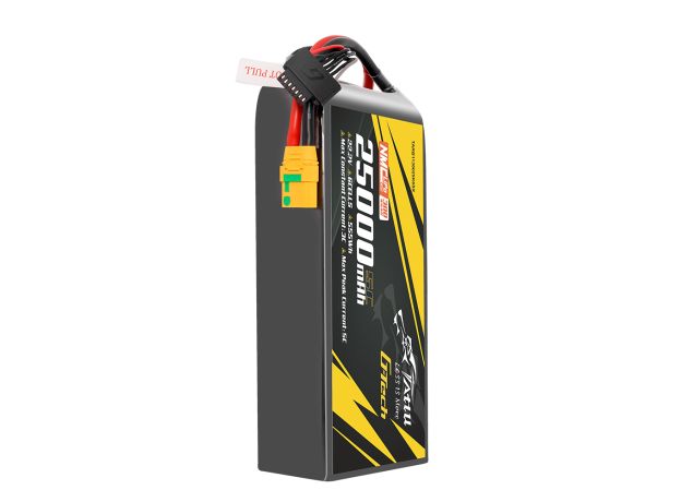Tattu 25000mAh 6S 10C 22.2V LiPo Batarya | XT90S-F Konnektör | Semi-solid