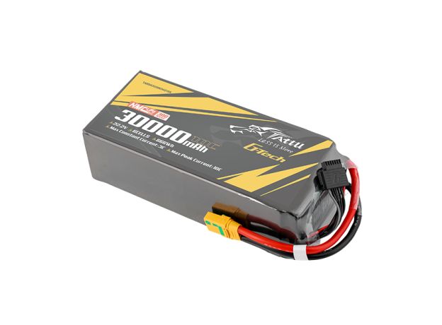 Tattu 30000mAh 6S 10C 22.2V LiPo Batarya | XT90S-F Konnektör | Semi-solid