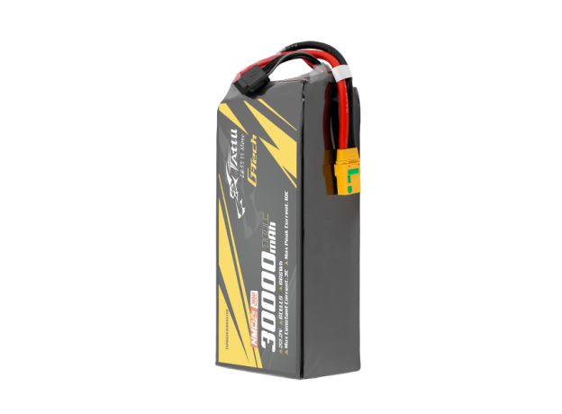 Tattu 30000mAh 6S 10C 22.2V LiPo Batarya | XT90S-F Konnektör | Semi-solid