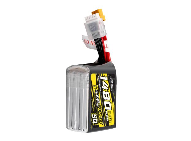 Tattu 1480mAh 6S 160C 22.2V SQ LiPo Batarya | XT60 Konnektör | R-Line 6.0