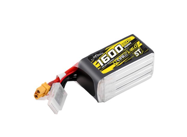Tattu 1600mAh 6S 160C 22.2V ST LiPo Batarya | XT60 Konnektör | R-Line 6.0