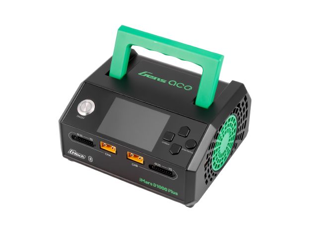 Gens ace iMars D1000 Plus Akıllı Şarj Cihazı | AC 1000W | 25A | 1-7S| 2 Kanallı