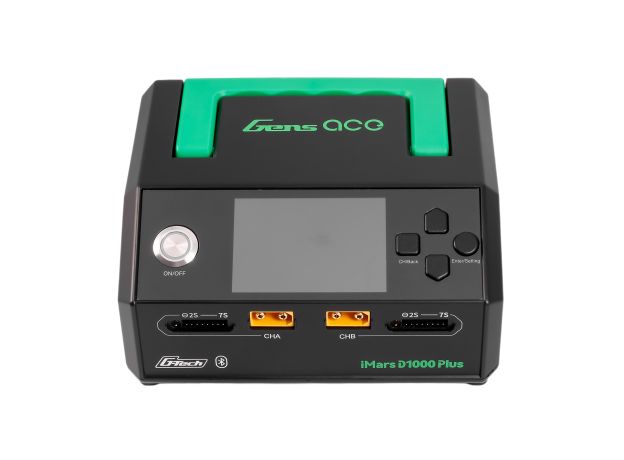 Gens ace iMars D1000 Plus Akıllı Şarj Cihazı | AC 1000W | 25A | 1-7S| 2 Kanallı