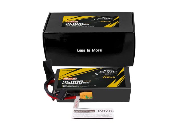 Tattu 25000mAh 6S 10C 22.2V LiPo Batarya | XT90-S Konnektör | Semi-solid