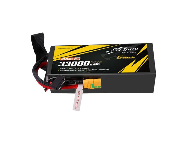 Tattu 33000mAh 6S 10C 22.2V LiPo Batarya | XT90-S Konnektör | Semi-solid (330Wh/kg)