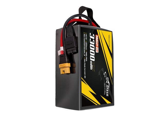 Tattu 33000mAh 12S 10C 44.4V LiPo Batarya | AS150U-F Konnektör | Semi-solid (330Wh/kg)