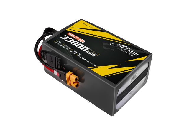 Tattu 33000mAh 14S 10C 51.8V LiPo Batarya | AS150U-F Konnektör | Semi-solid (330Wh/kg)