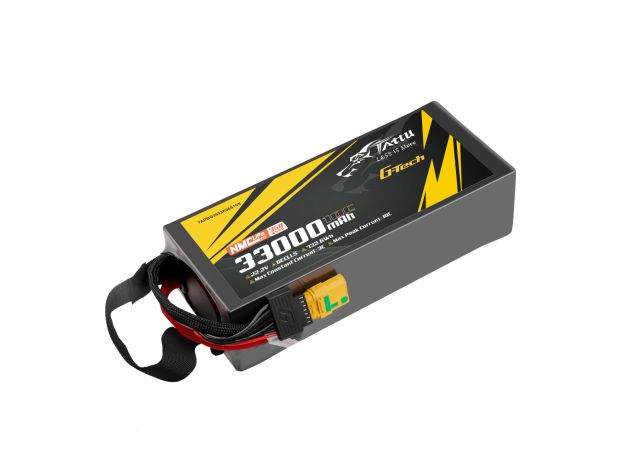 Tattu 33000mAh 6S 10C 22.2V LiPo Batarya | XT90-S Konnektör | Semi-solid (350Wh/kg)
