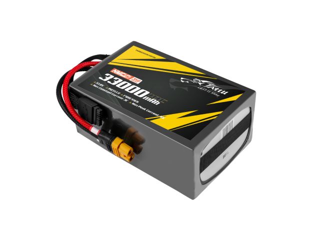 Tattu 33000mAh 14S 10C 51.8V LiPo Batarya | AS150U-F Konnektör | Semi-solid (350Wh/kg)