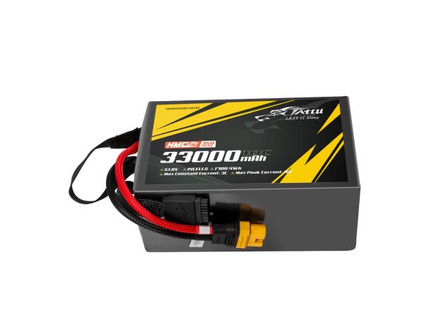 Tattu 33000mAh 14S 10C 51.8V LiPo Batarya | AS150U-F Konnektör | Semi-solid (350Wh/kg)