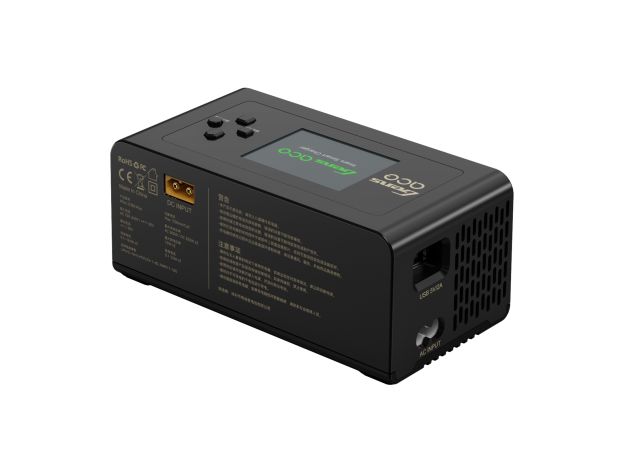 Gens ace iMars D300 Plus Akıllı Şarj Cihazı | AC 300W + DC 700W | 16A | 1-6S| 2 Kanallı | Siyah