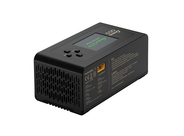 Gens ace iMars D300 Plus Akıllı Şarj Cihazı | AC 300W + DC 700W | 16A | 1-6S| 2 Kanallı | Siyah
