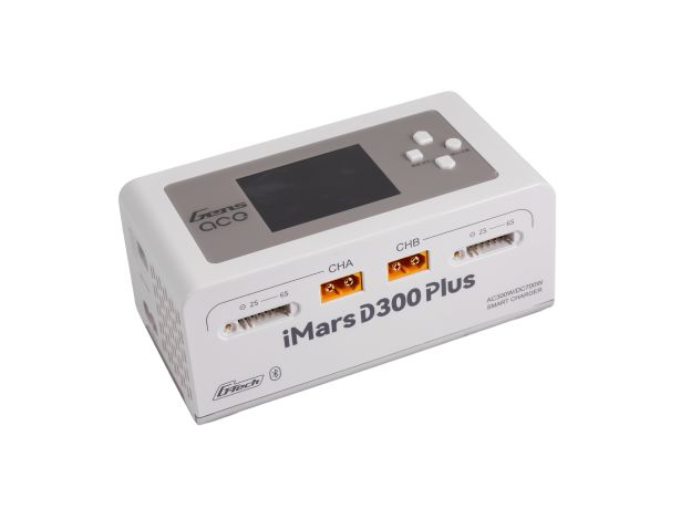 Gens ace iMars D300 Plus Akıllı Şarj Cihazı | AC 300W + DC 700W | 16A | 1-6S | 2 Kanallı | Beyaz