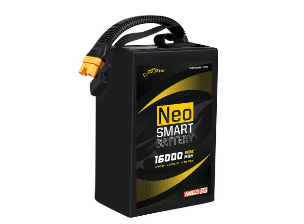 Tattu 16000mAh 12S 10C 44.4V Smart LiPo Batarya | AS150U-F Konnektör | NEO Compact