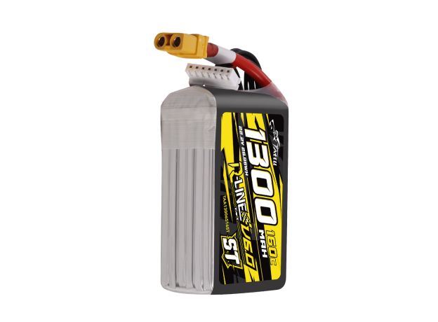 Tattu 1300mAh 6S 160C 22.2V ST LiPo Batarya | XT60 Konnektör | R-Line 6.0