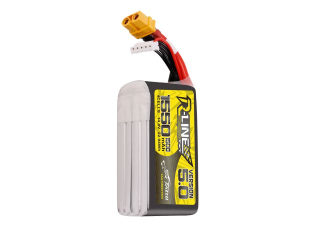 Tattu 1550mAh 4S 150C 14.8V LiPo Batarya | XT60 Konnektör | R-Line 5.0