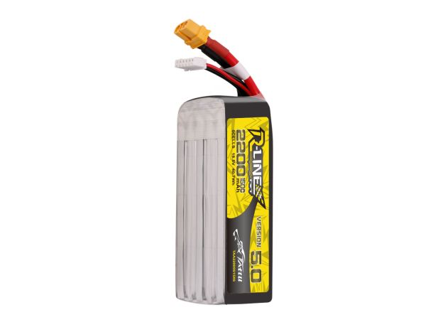 Tattu 2200mAh 5S 150C 18.5V LiPo Batarya | XT60 Konnektör | R-Line 5.0