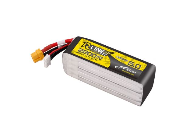 Tattu 2200mAh 5S 150C 18.5V LiPo Batarya | XT60 Konnektör | R-Line 5.0