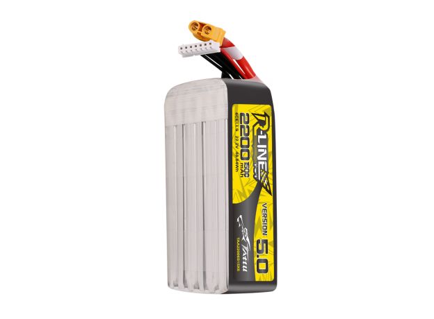 Tattu 2200mAh 6S 150C 22.2V LiPo Batarya | XT60 Konnektör | R-Line 5.0