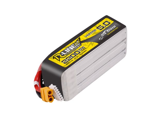 Tattu 2200mAh 6S 150C 22.2V LiPo Batarya | XT60 Konnektör | R-Line 5.0