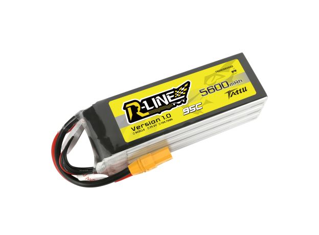 Tattu 5600mAh 8S 95C 29.6V LiPo Batarya | XT90-S Konnektör | R-Line 1.0