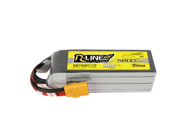 Tattu 5600mAh 8S 95C 29.6V LiPo Batarya | XT90-S Konnektör | R-Line 1.0
