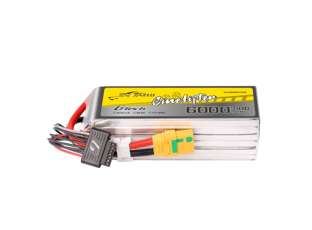 Tattu 6000mAh 8S 150C 29.6V LiPo Batarya | XT90-S Konnektör | Cinelifter